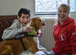 Αδέσποτα σκυλιά θεραπεύουν παιδιά ΑμεΑ