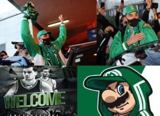 O super Mario είναι Πράσινος και είναι στην Αθήνα