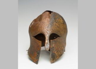 Ελληνική περικεφαλαία βρέθηκε στο Ισραήλ