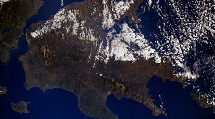 Η φωτογραφία της Ελλάδας από το διάστημα δια χειρός Ρώσου αστροναύτη