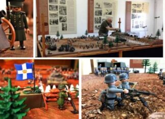 Τα playmobil υπερασπίζουν τα οχυρά Ρούπελ
