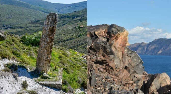 Απολιθωμένο δάσος Λέσβου – Ηφαιστειακή καλδέρα Σαντορίνης, στα 100 μνημεία παγκόσμιας Γεωλογικής Κληρονομιάς