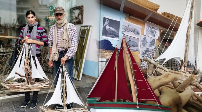 Χειροποίητα καράβια από θαλασσόξυλα για να στολίσεις τα Χριστούγεννα