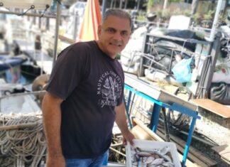 Ψάρια φρέσκα από το καΐκι στο πιάτο