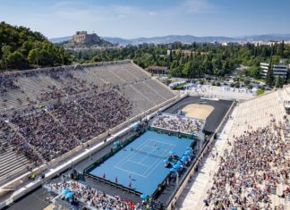 Μήνυμα πρόκρισης του Τσιτσιπά σε 9.000 θεατές στο Παναθηναϊκό Στάδιο