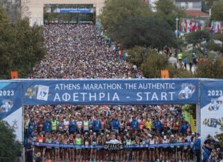 Μεγάλη συμμετοχή, ρεκόρ και μήνυμα ειρήνης στον επετειακό 40ό Αυθεντικό Μαραθώνιο