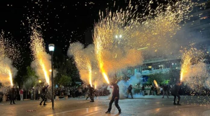 Αγρίνιο: Εκρηκτικό θέαμα από τους χαλκουνάδες