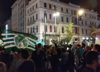 Πράσινη λαοθάλασσα στο κέντρο της Αθήνας