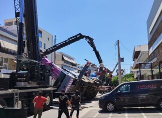 Κοιμόταν όταν ο γερανός καταπλάκωσε το διαμέρισμά της – «Κατάλαβα ότι δεν ήταν σεισμός»