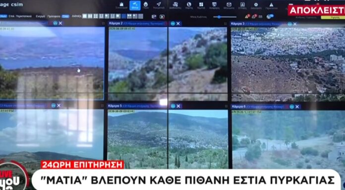 Οι κάμερες ΑΙ που “περιπολούν” το όρος Αιγάλεω
